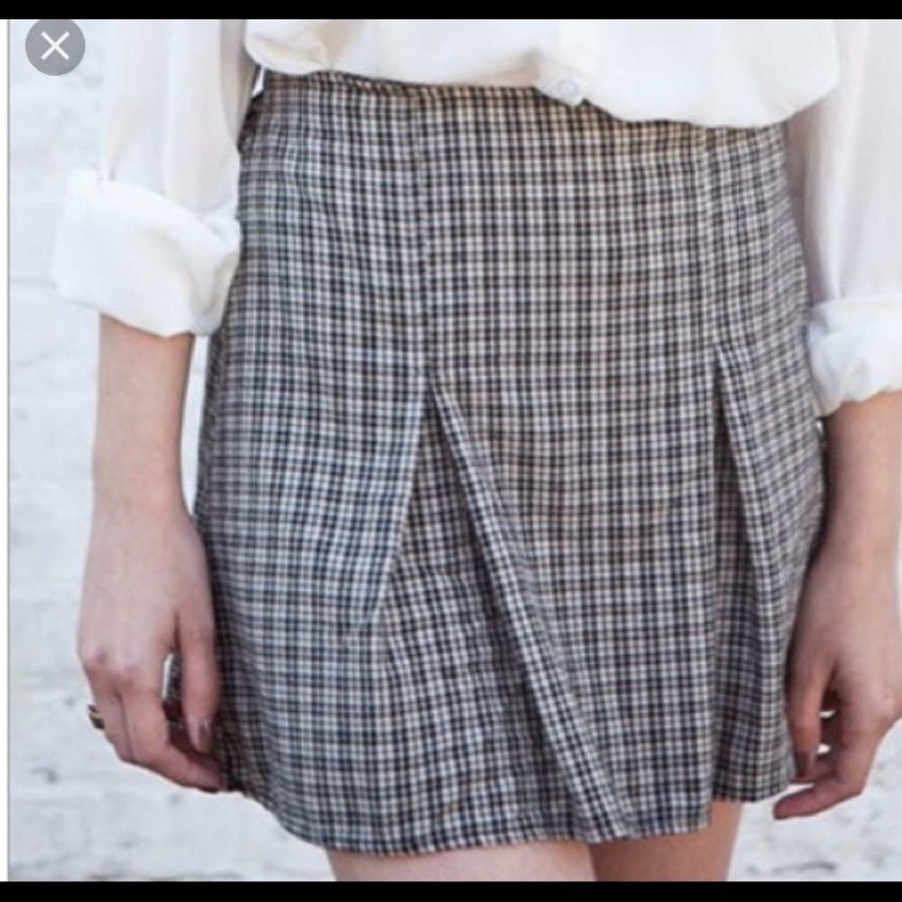 Brandy Melville plaid skirt